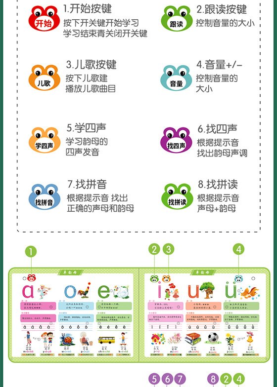 会说话的汉语拼音宝宝启蒙衔接拼音学习有声书学前班2-6岁早教书_325f1b11.jpg