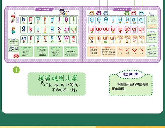 会说话的汉语拼音宝宝启蒙衔接拼音学习有声书学前班2-6岁早教书_24127424.jpg